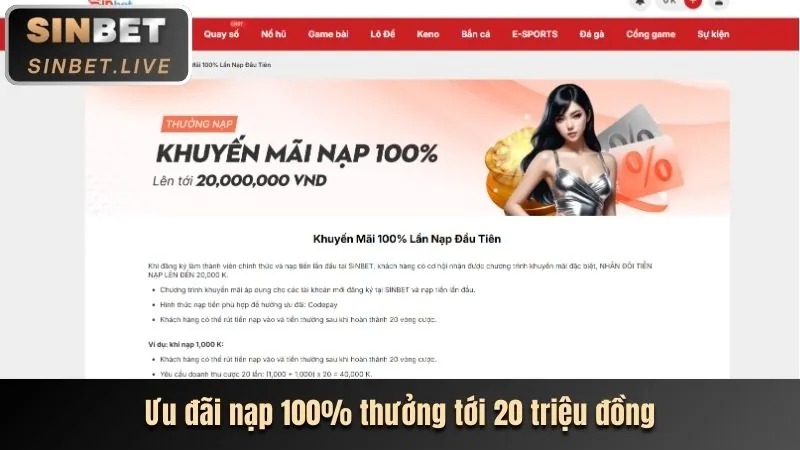 Hoàn trả cược slot